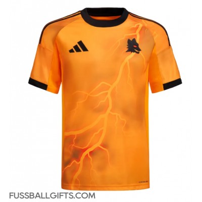 AS Roma Lorenzo Pellegrini #7 Fußballbekleidung Auswärtstrikot 2025-26 Kurzarm AS Roma Lorenzo Pellegrini #7 Fußballbekleidung Auswärtstrikot 2025-26 Kurzarm